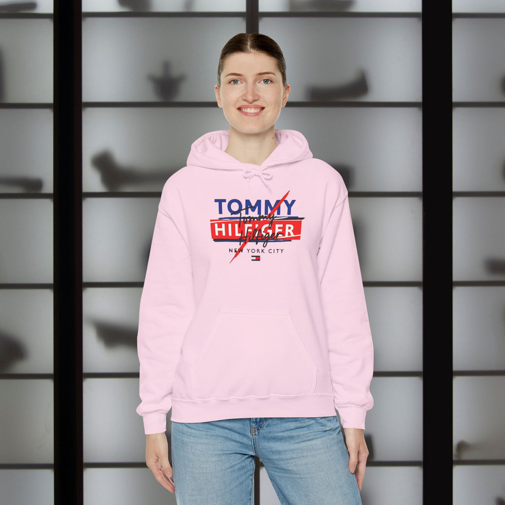 Hilfiger Hoodie – Vintage Red & Blue New York Sweatshirt