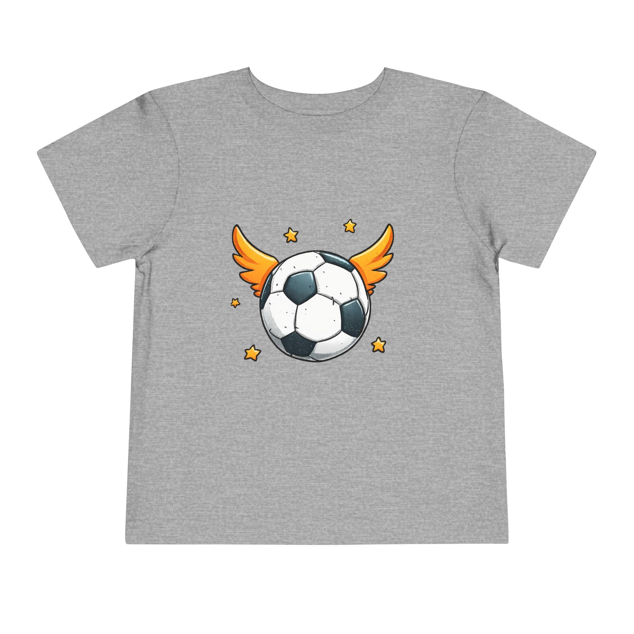 Toddler Soccer Tee — Winged Soccer Ball Kids Shirt