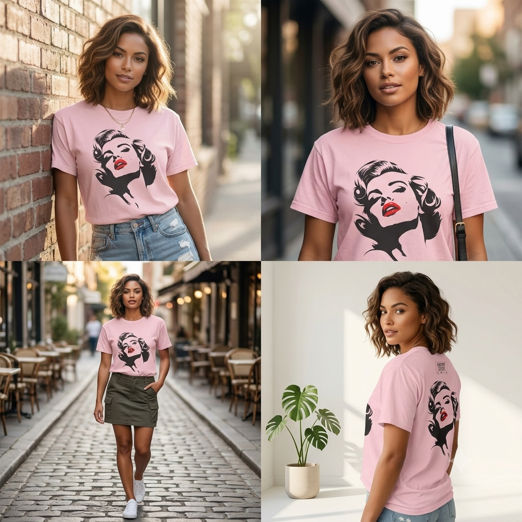 Pink Garment-Dyed T-shirt