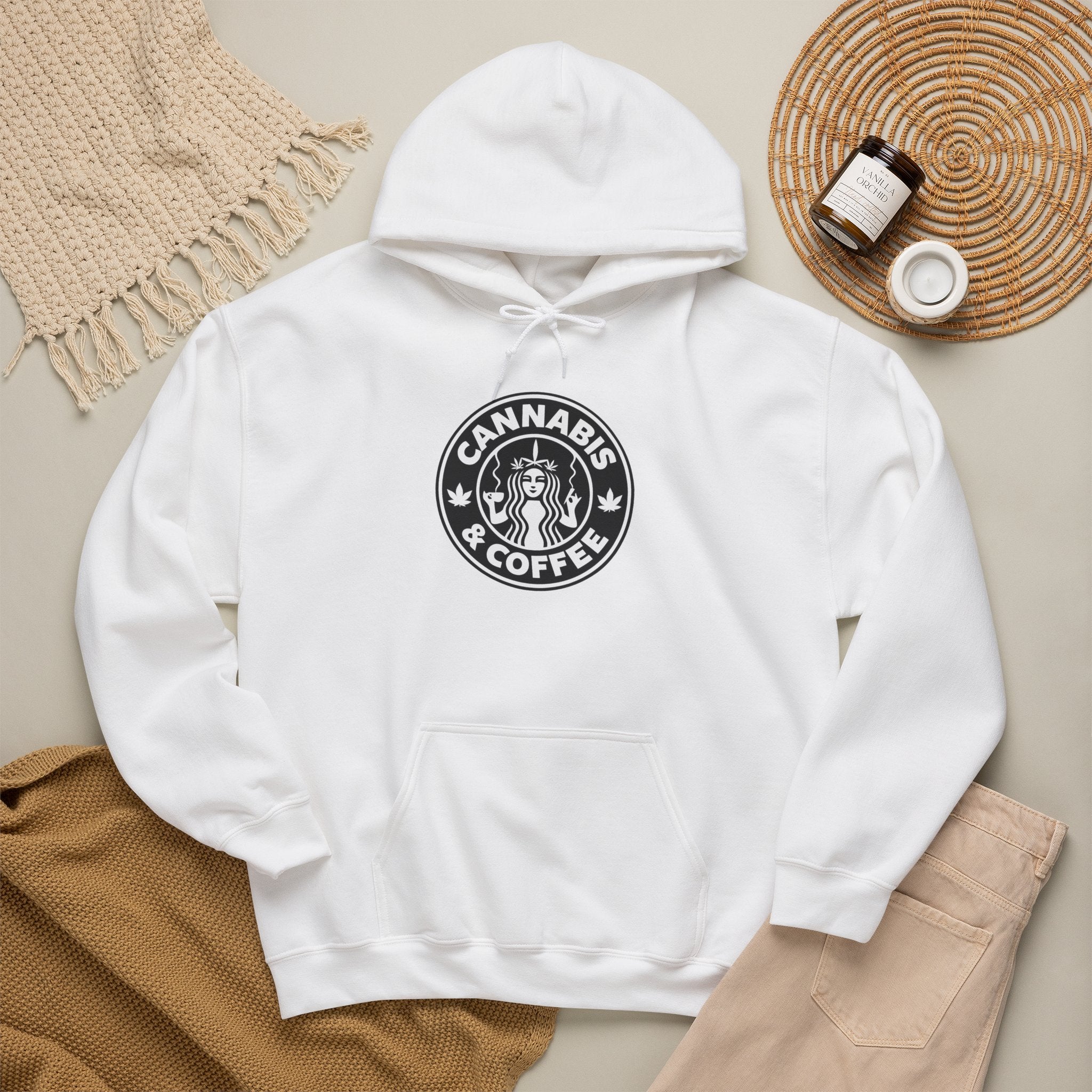 Cannabi & Coffee Logo Hoodie