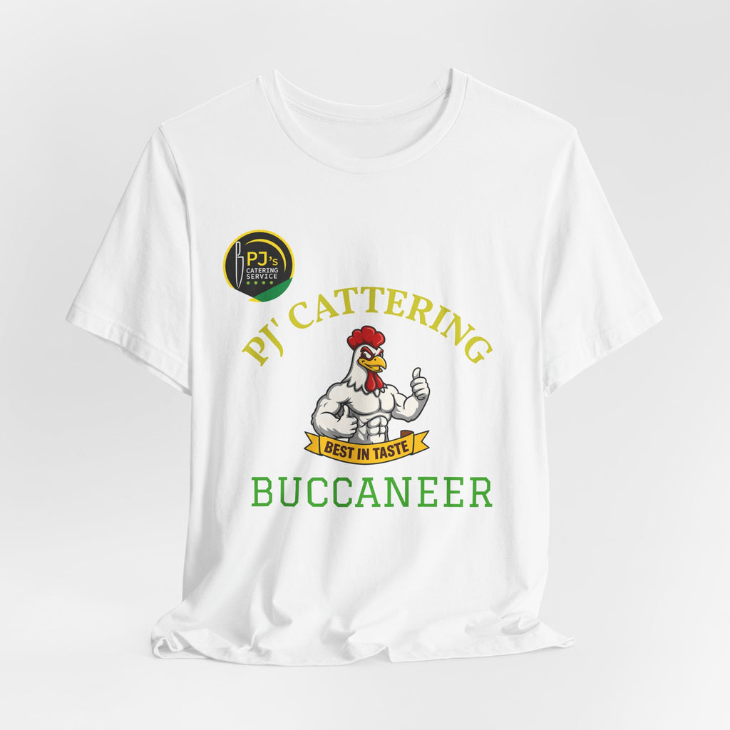 Buccaneer PJ Cattering T-Shirt — Pirate Chicken Logo Tee