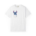 Funny Graphic T-Shirt — Pocket Stitch Character Front & “Oh Look! A Dumbass” Back Tee