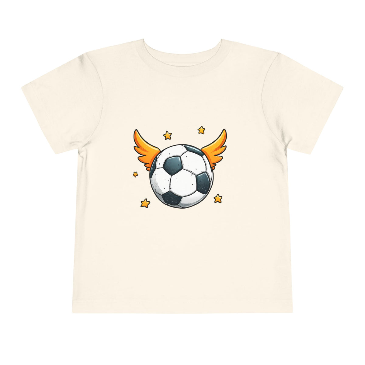 Toddler Soccer Tee — Winged Soccer Ball Kids Shirt