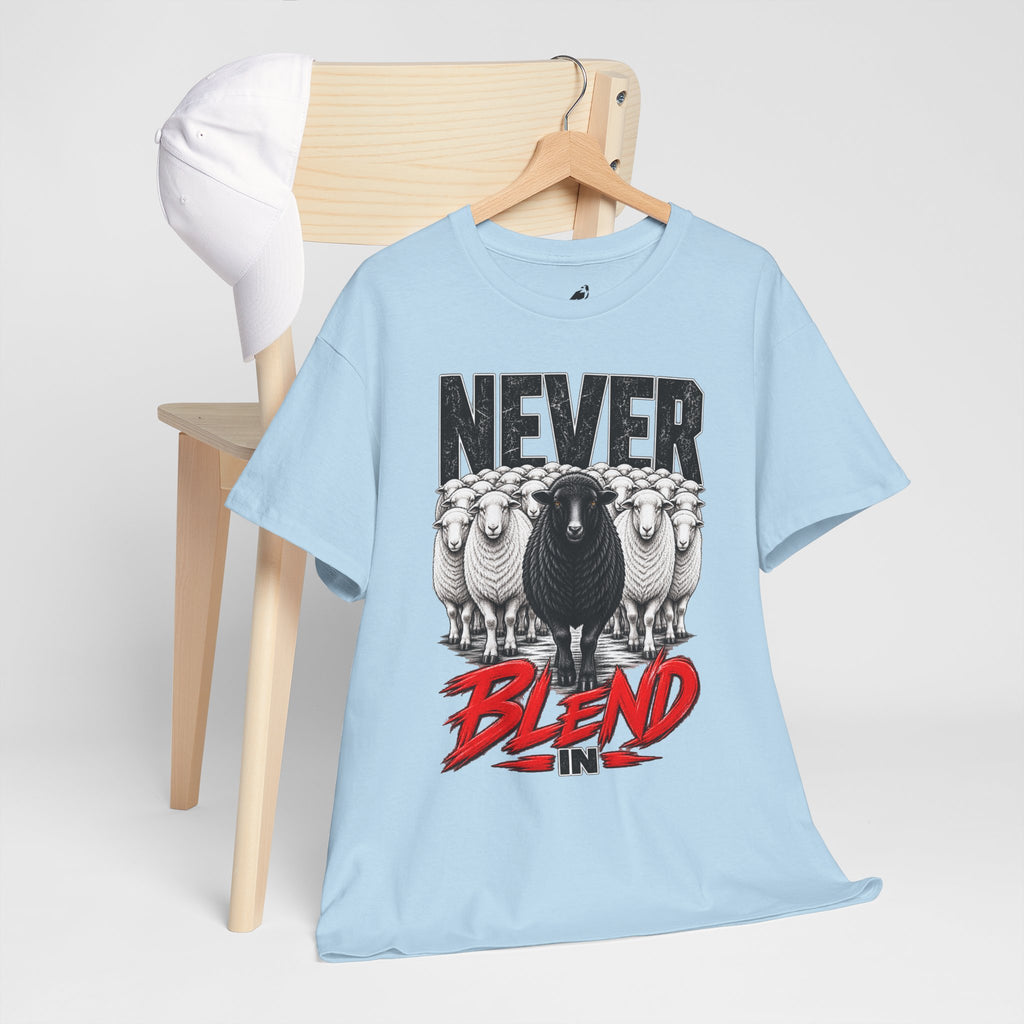 Never Blend In Tee — Black Sheep Graphic T-Shirt