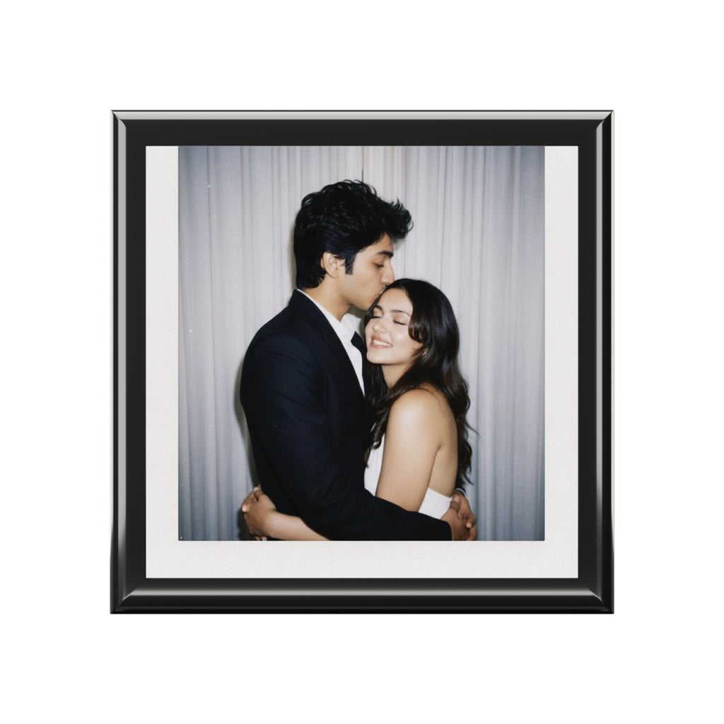 Add your Personalized Photo Jewelry Box — Custom Couple Picture Keepsake