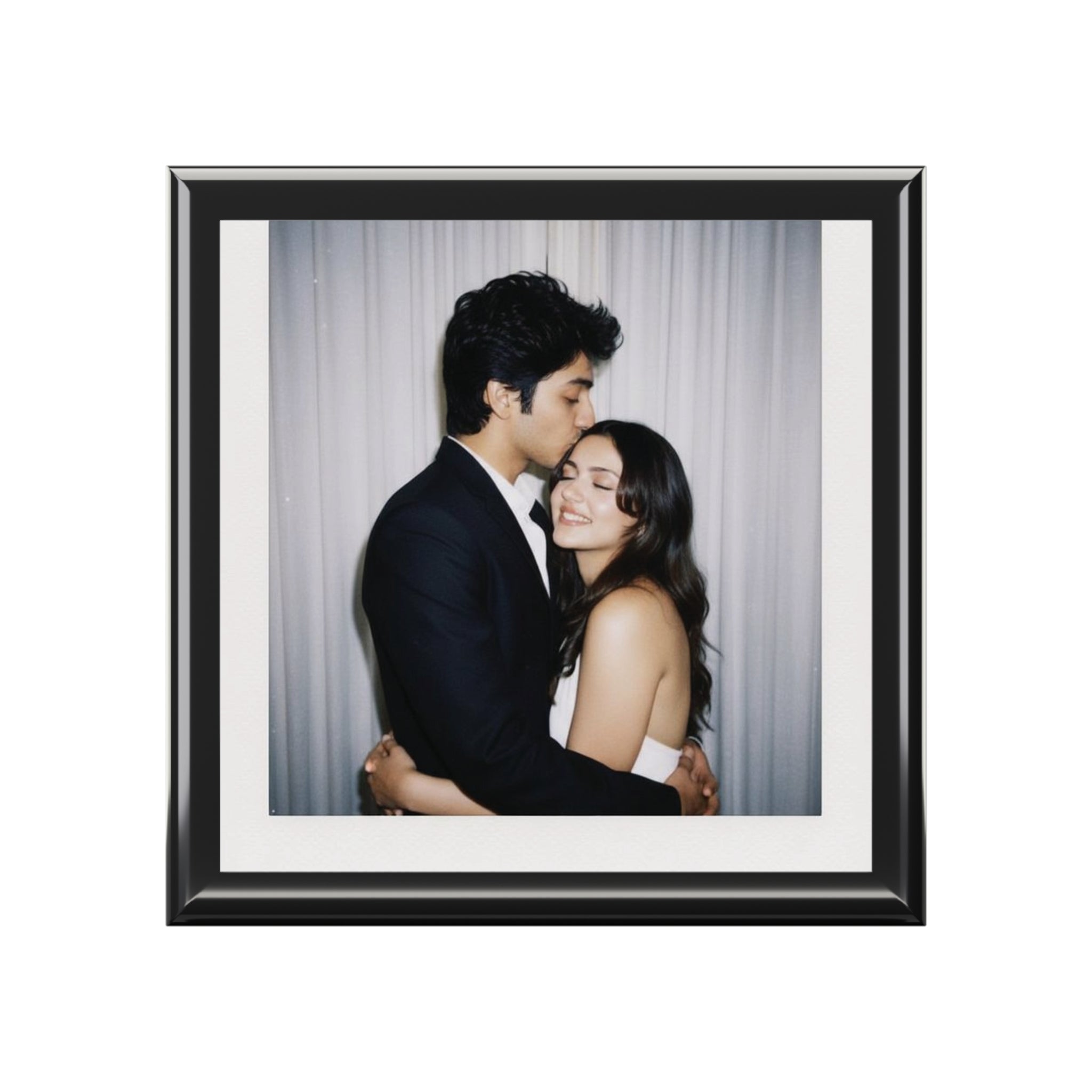Add your Personalized Photo Jewelry Box — Custom Couple Picture Keepsake