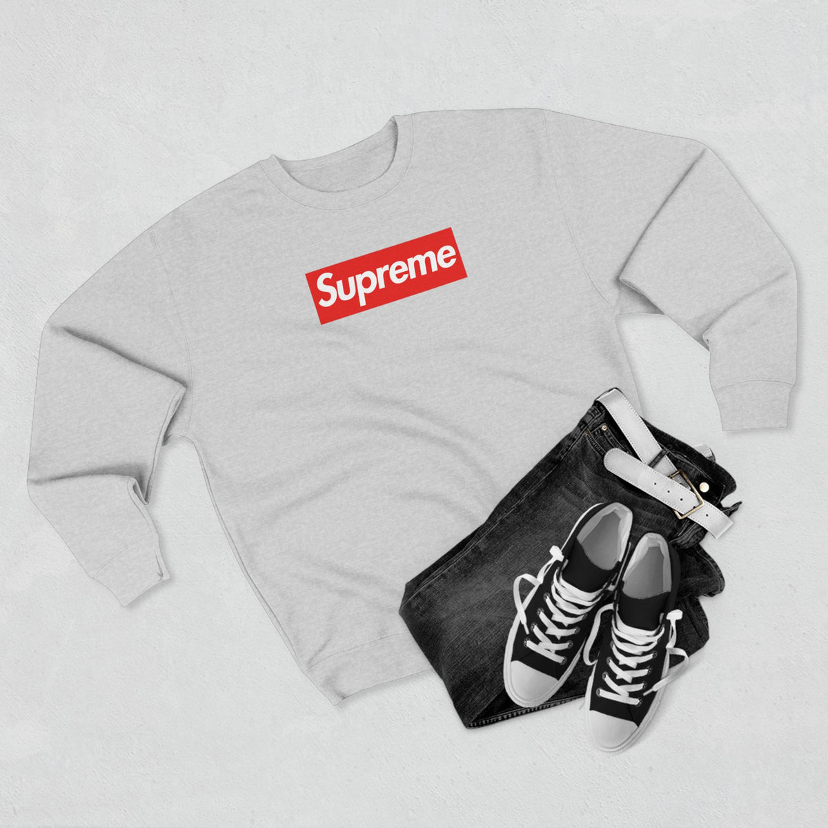 Supreme Logo Crewneck Sweatshirt