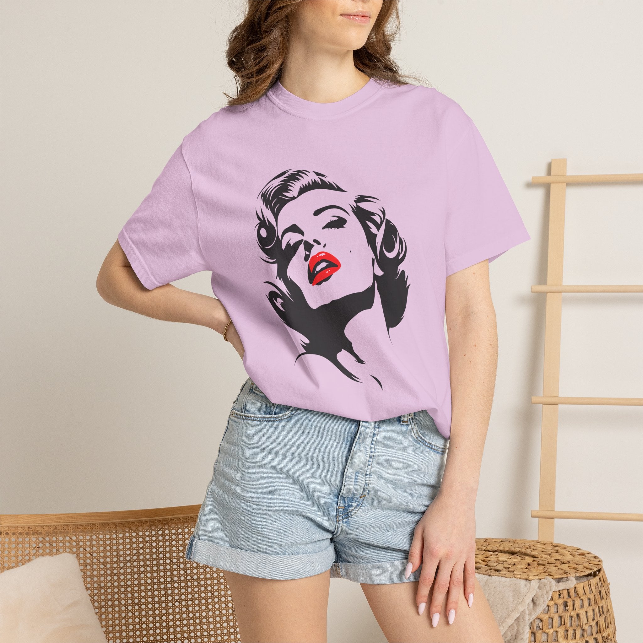 Pink Garment-Dyed T-shirt