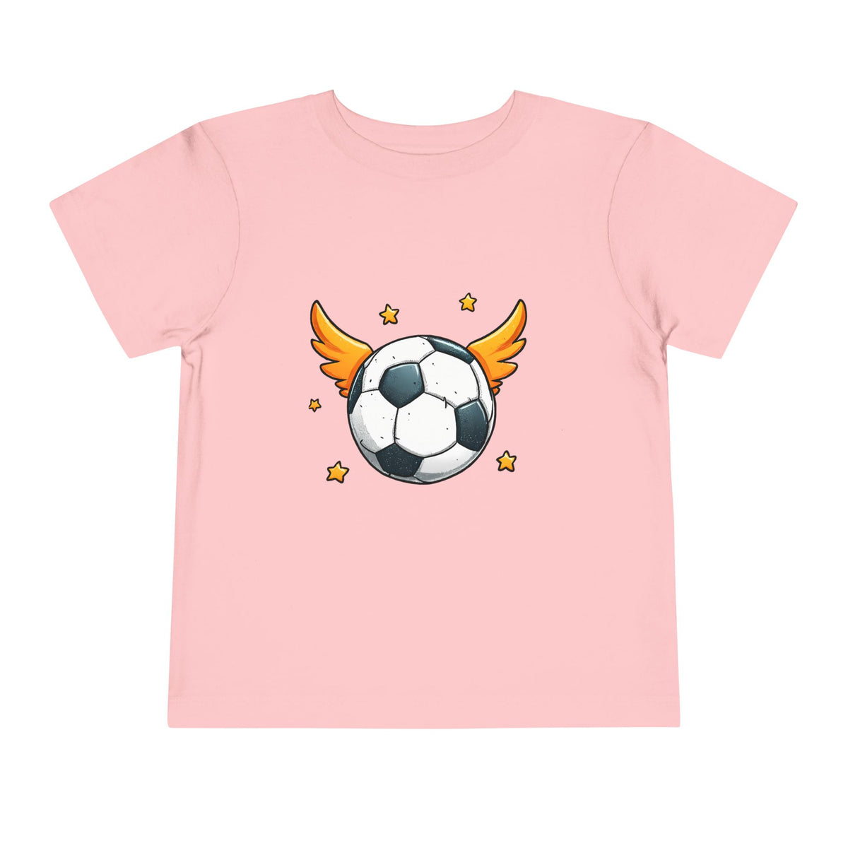 Toddler Soccer Tee — Winged Soccer Ball Kids Shirt