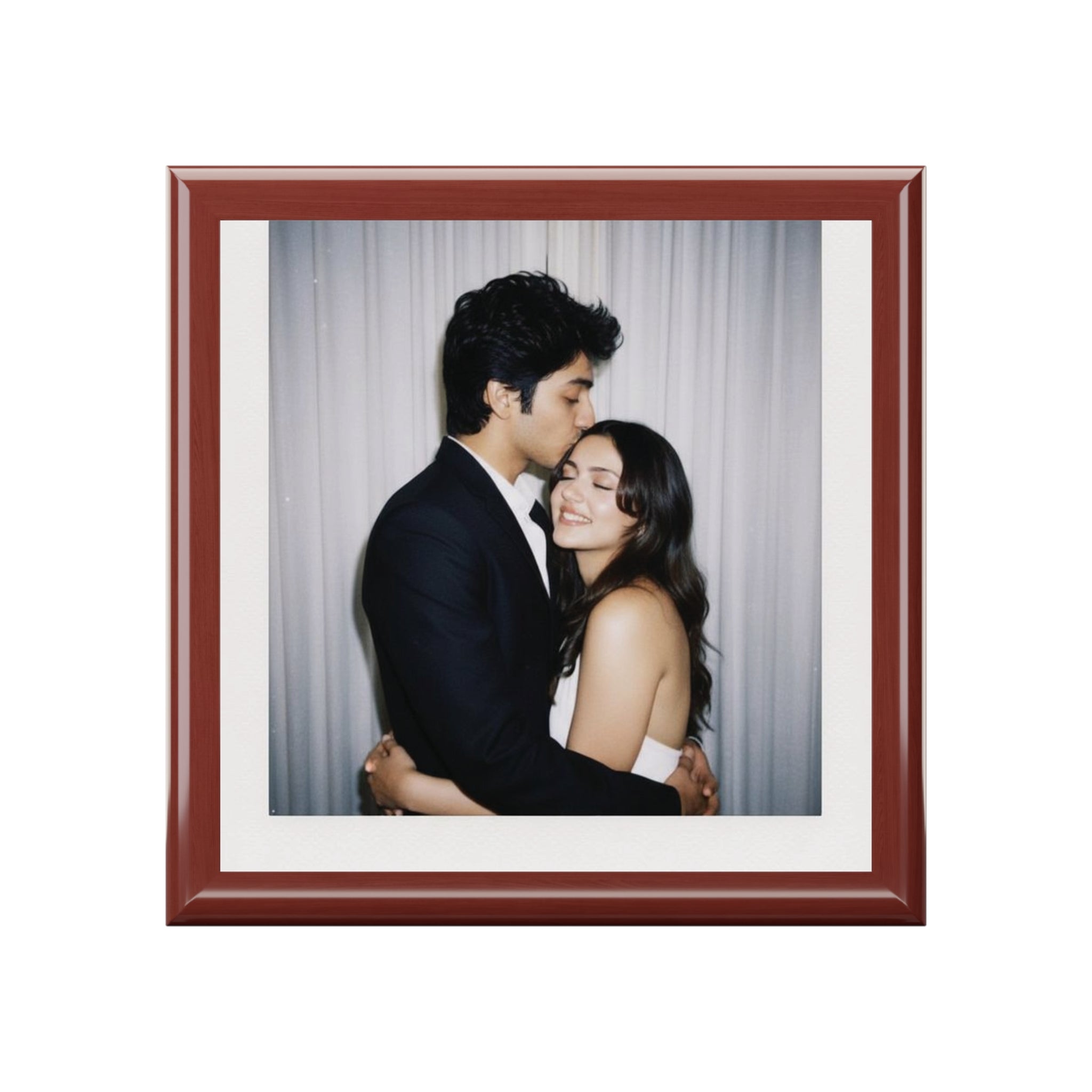 Add your Personalized Photo Jewelry Box — Custom Couple Picture Keepsake