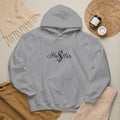 Hoodie - 'Hustler' Script Front & 'I Saw That' Back Graphic