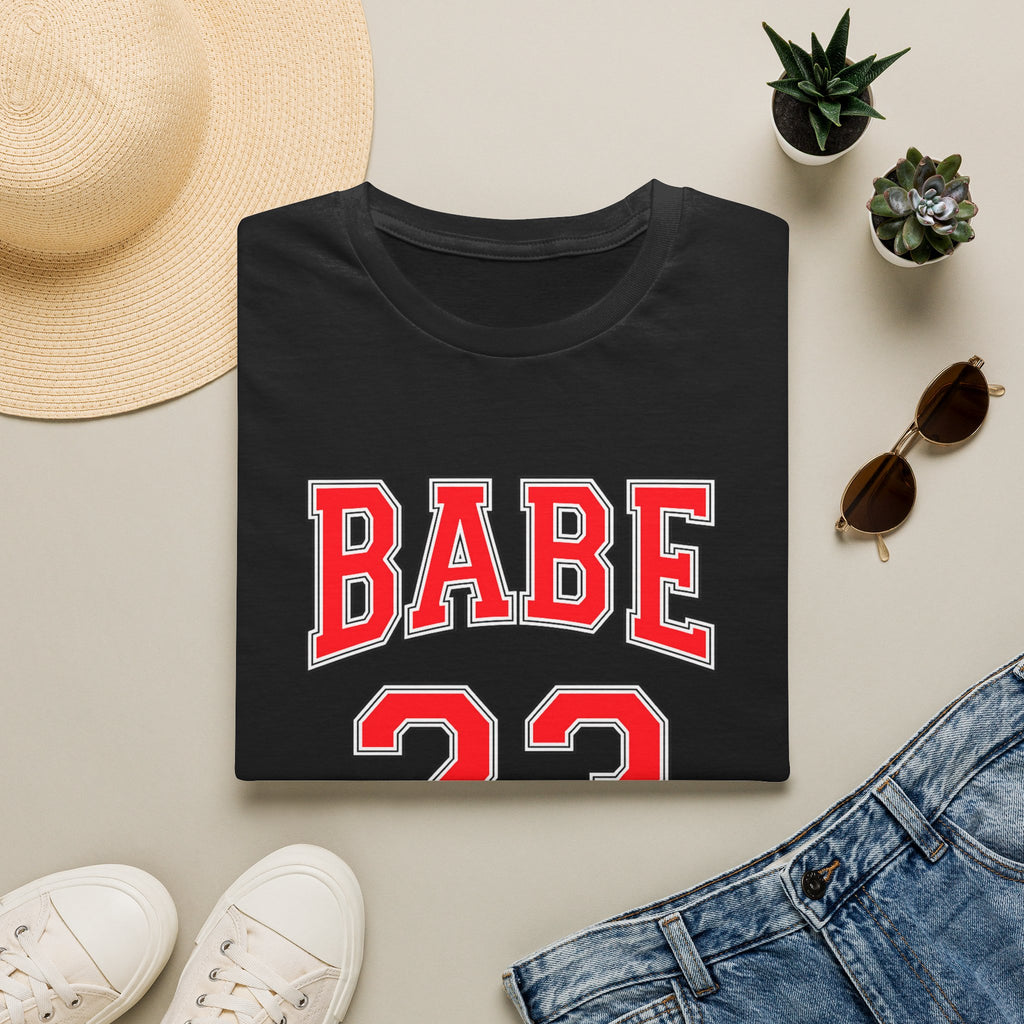 Babe 23 Graphic T-Shirt — Vintage Varsity Number Tee