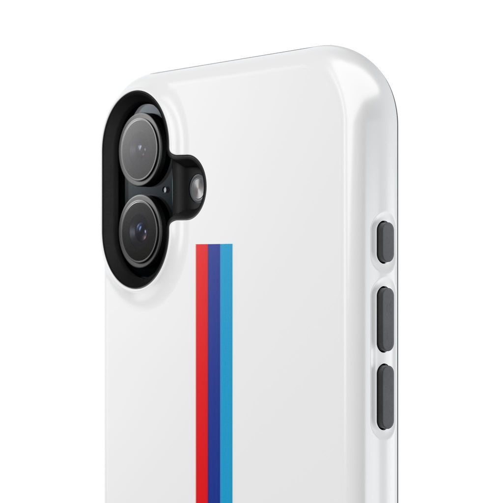 Phone Case — Retro Racing BMW Stripe Design (Impact-Resistant)