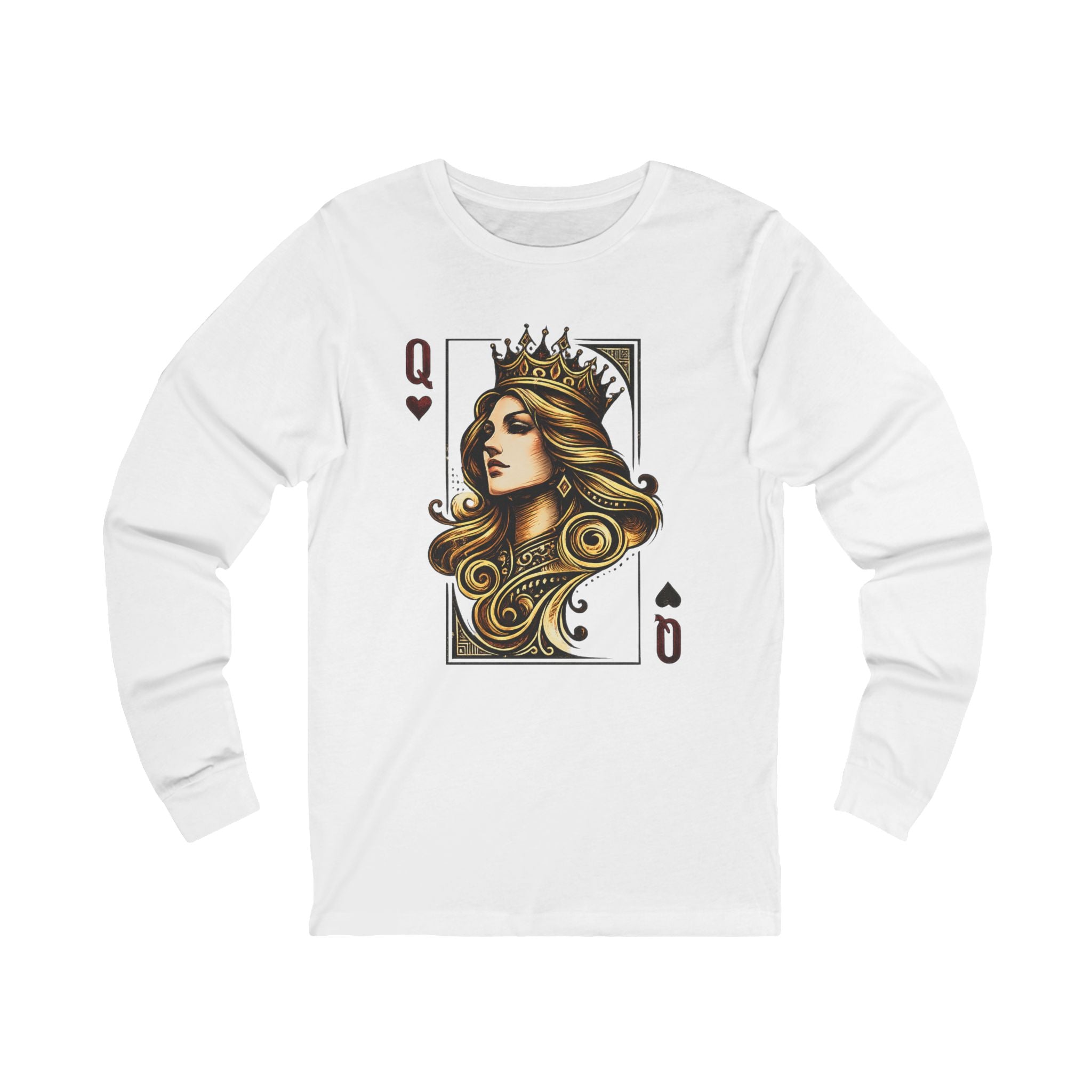 Queen of Hearts Long Sleeve Tee