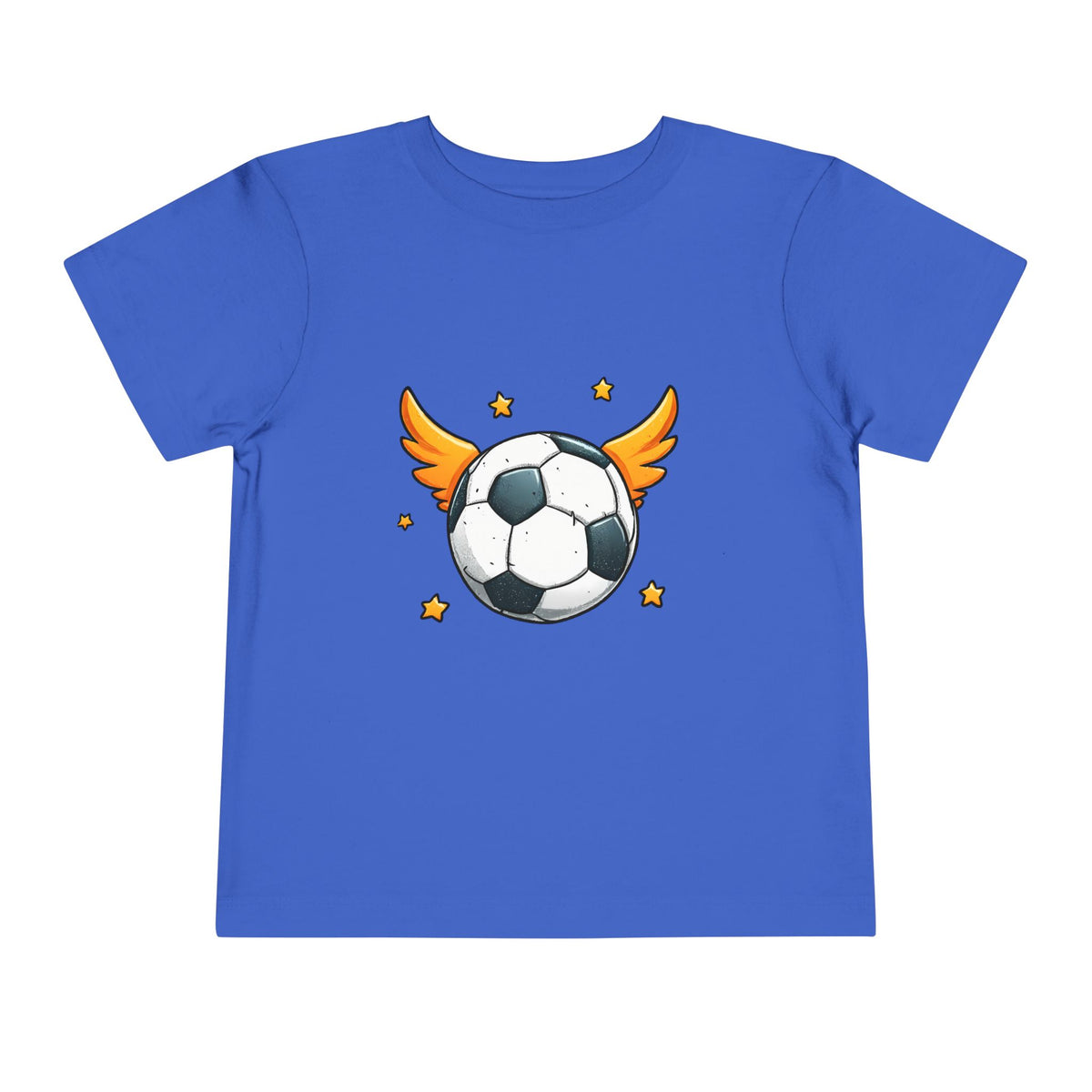 Toddler Soccer Tee — Winged Soccer Ball Kids Shirt