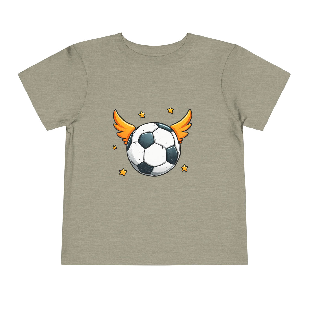 Toddler Soccer Tee — Winged Soccer Ball Kids Shirt