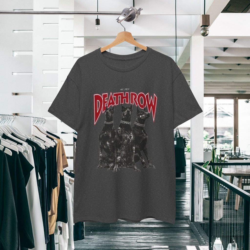 Deathrow Dobermans Tee — Retro Gothic Dog Graphic T-Shirt