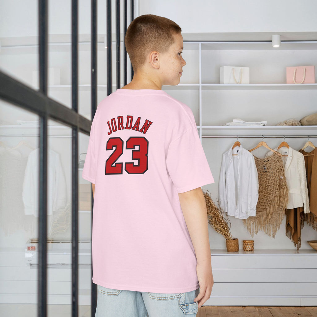 Kids 'Jordan 23' Basketball Tee - Red Jumpman Logo