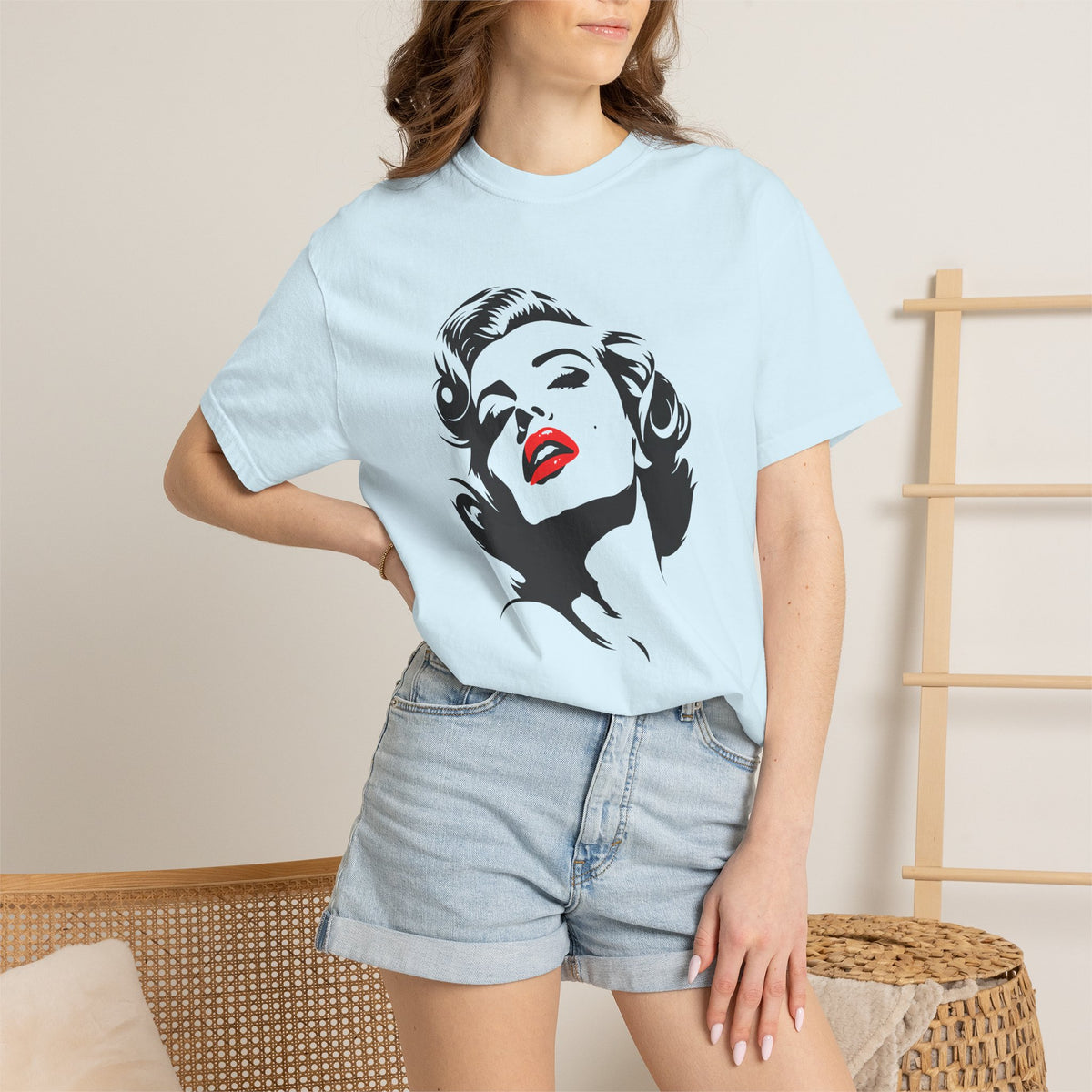Pink Garment-Dyed T-shirt