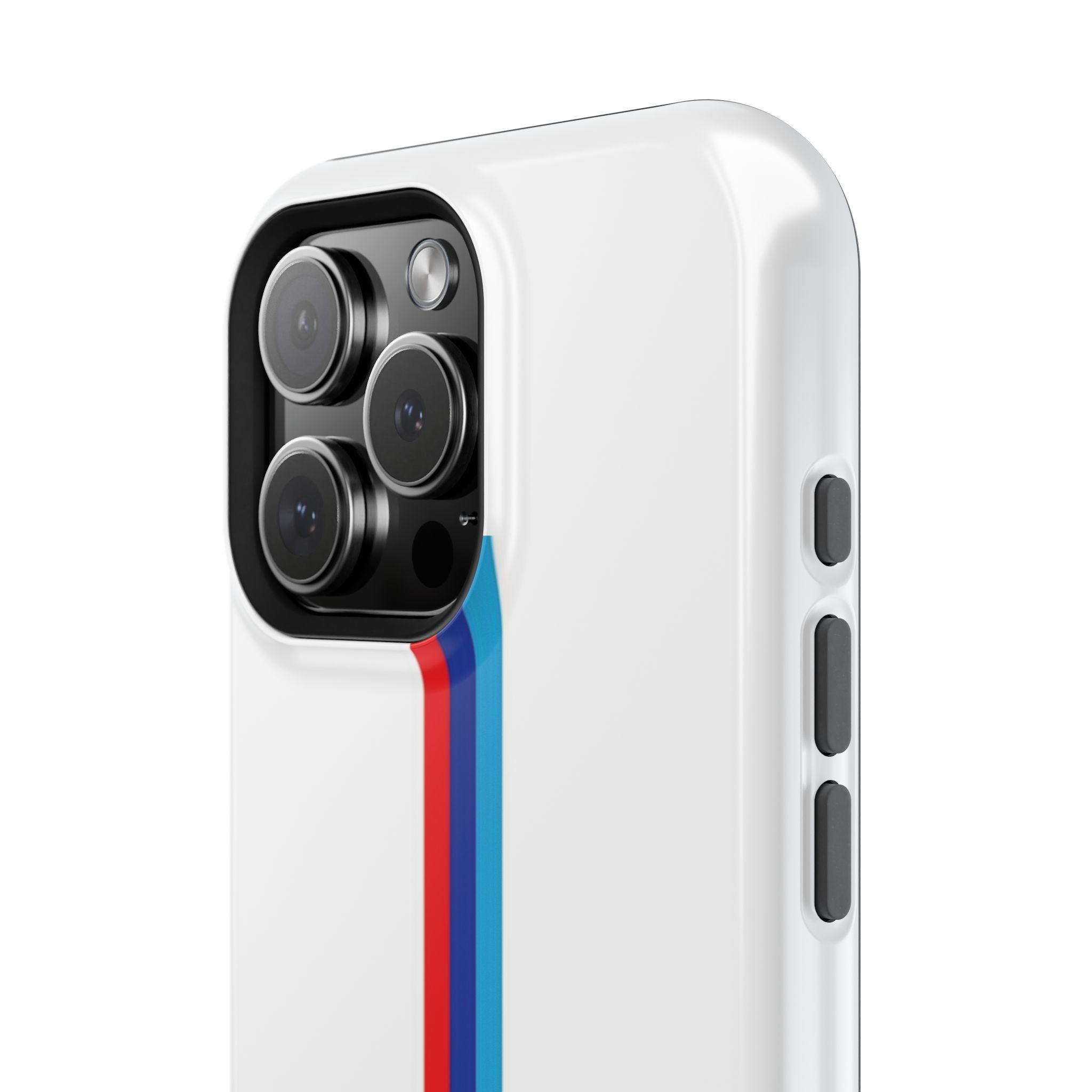 Phone Case — Retro Racing BMW Stripe Design (Impact-Resistant)