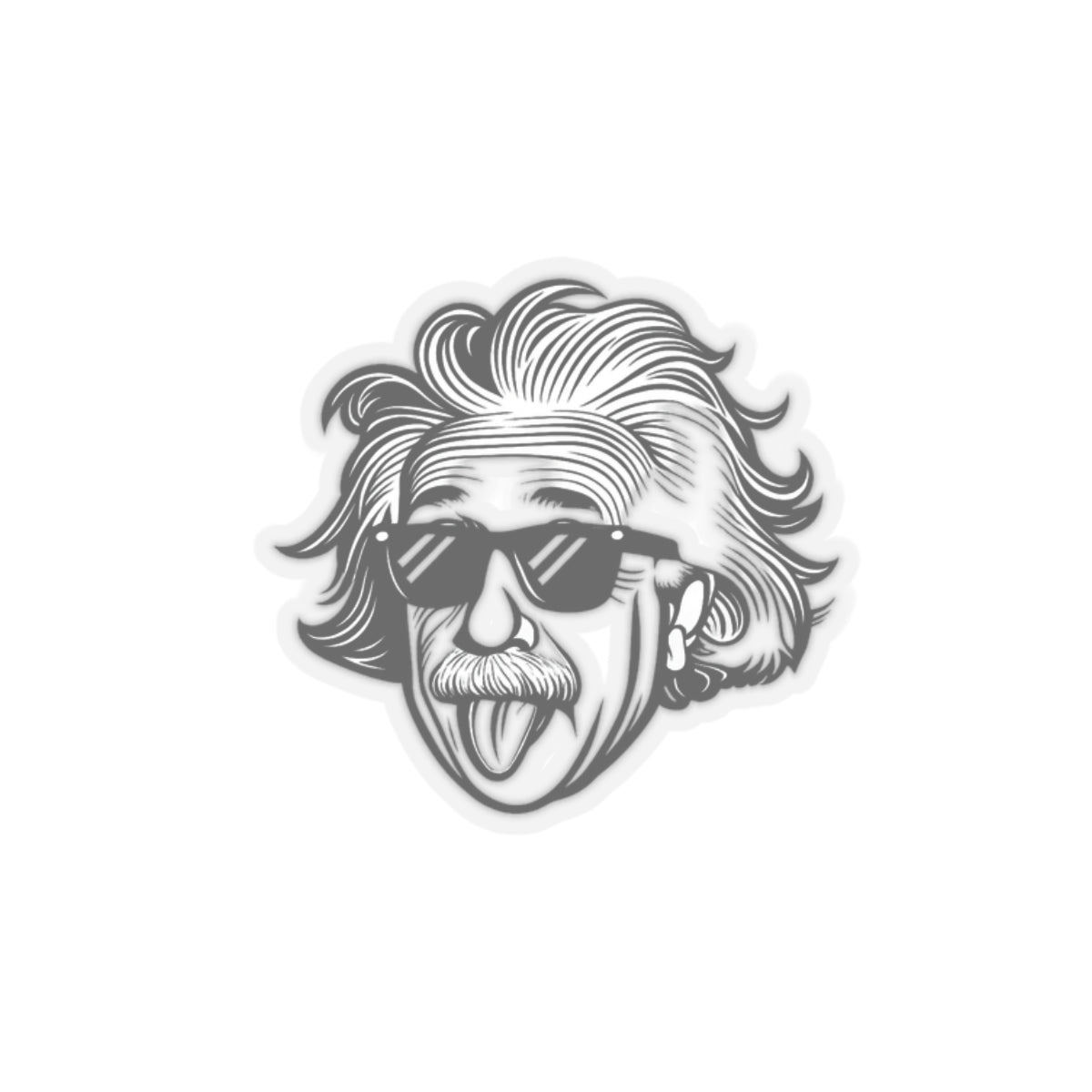 Einstein Kiss-Cut Stickers