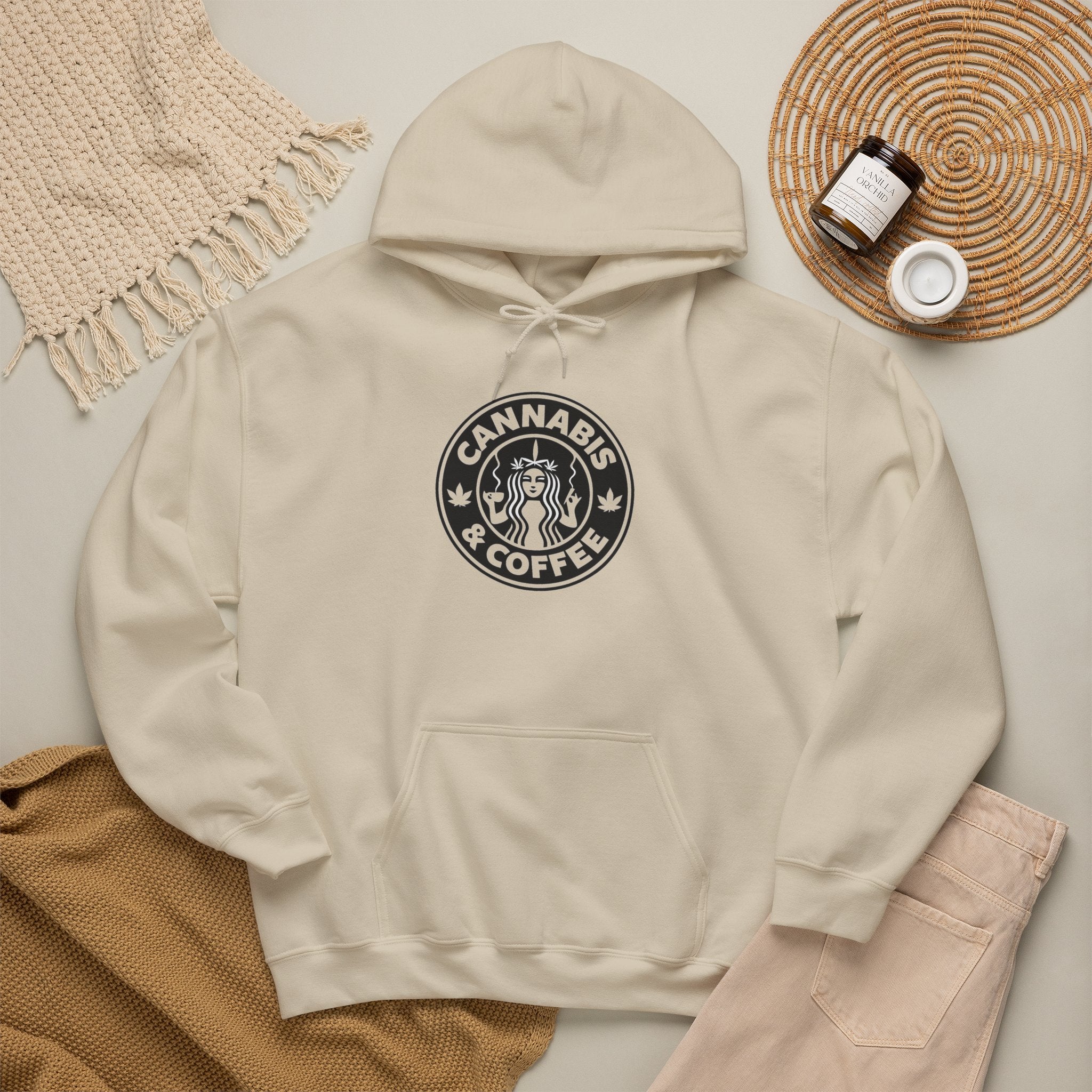 Cannabi & Coffee Logo Hoodie