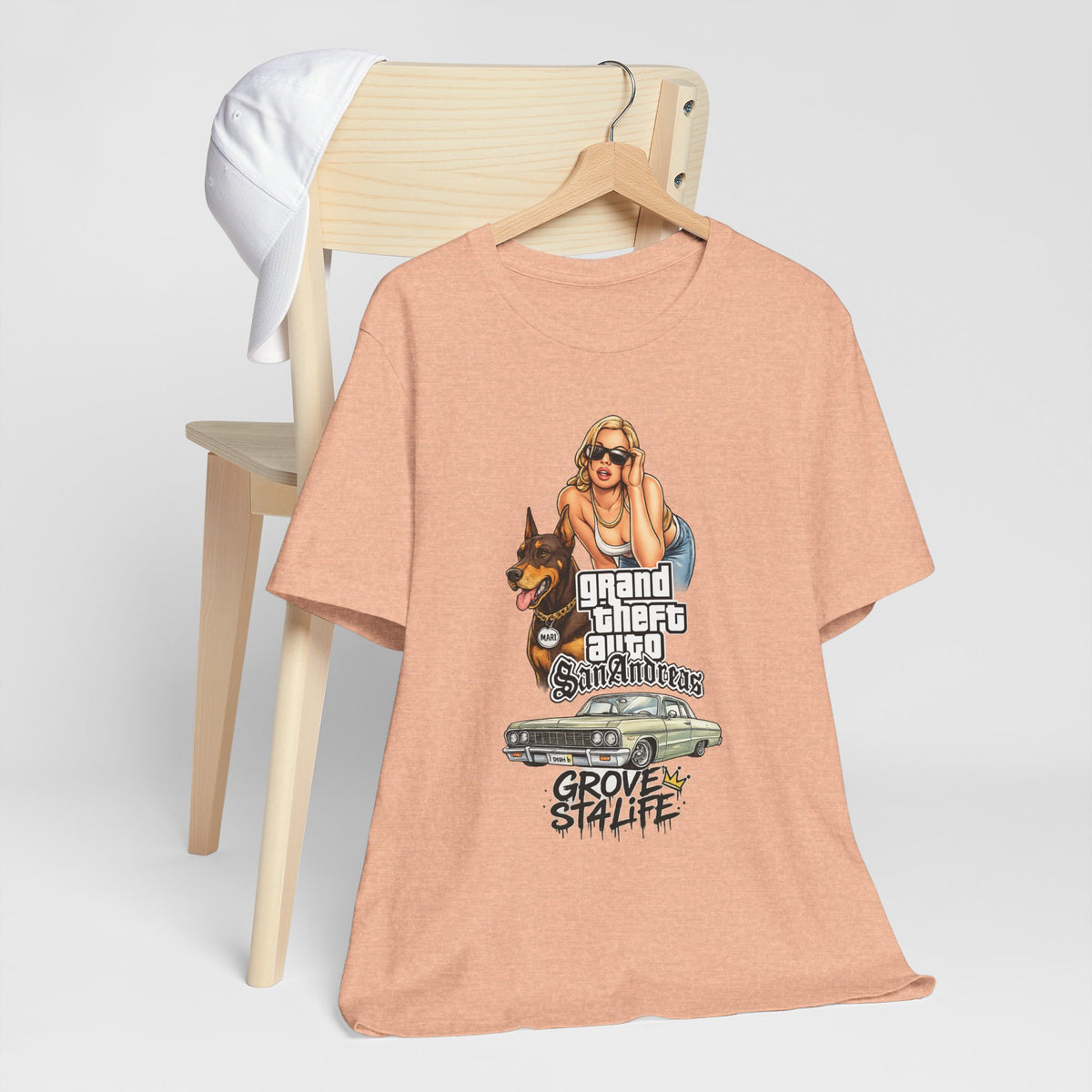 Grand Theft Auto Jersey Short Sleeve Tee