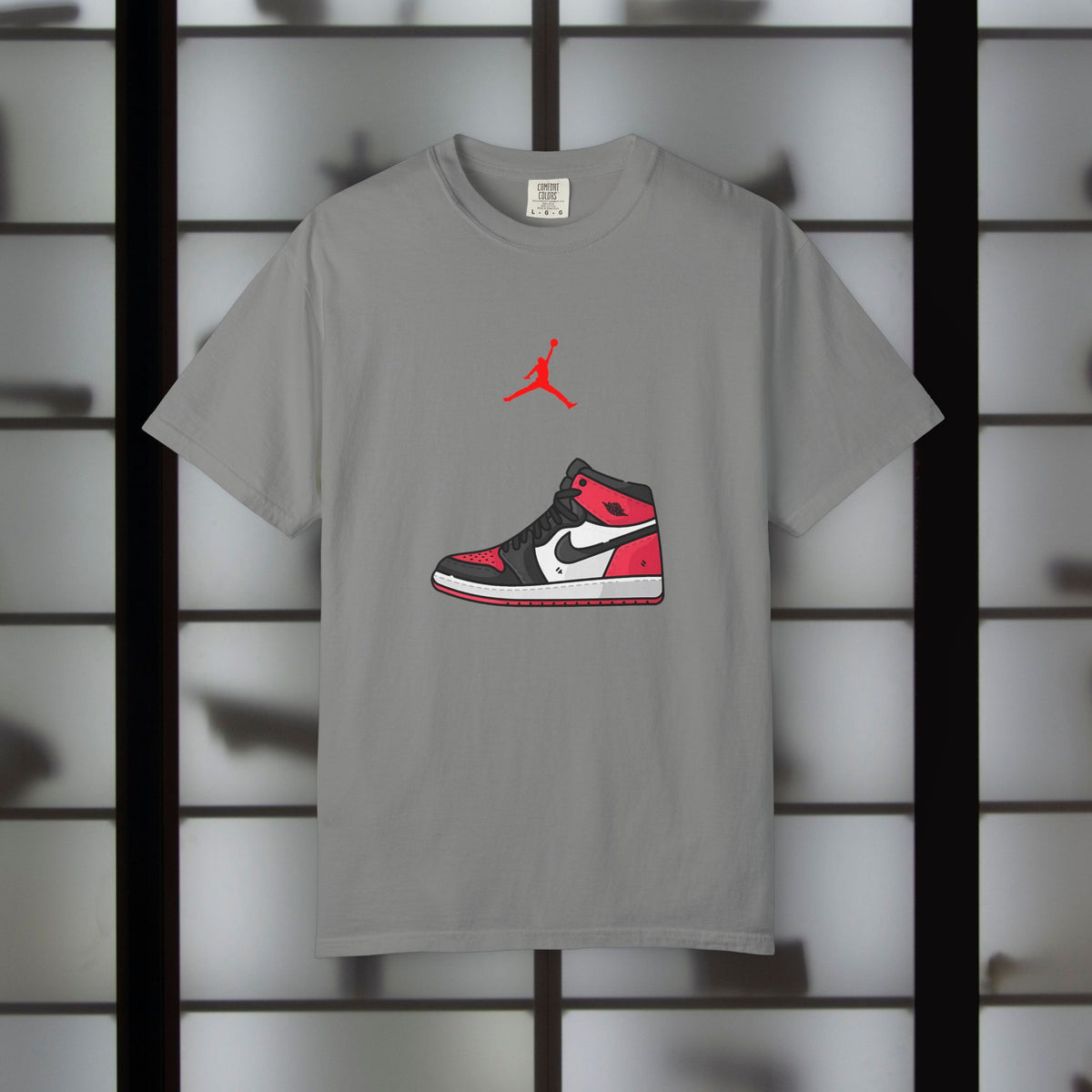 Air Jordan Sneaker Graphic T‑Shirt — Retro Jordan Shoe Design
