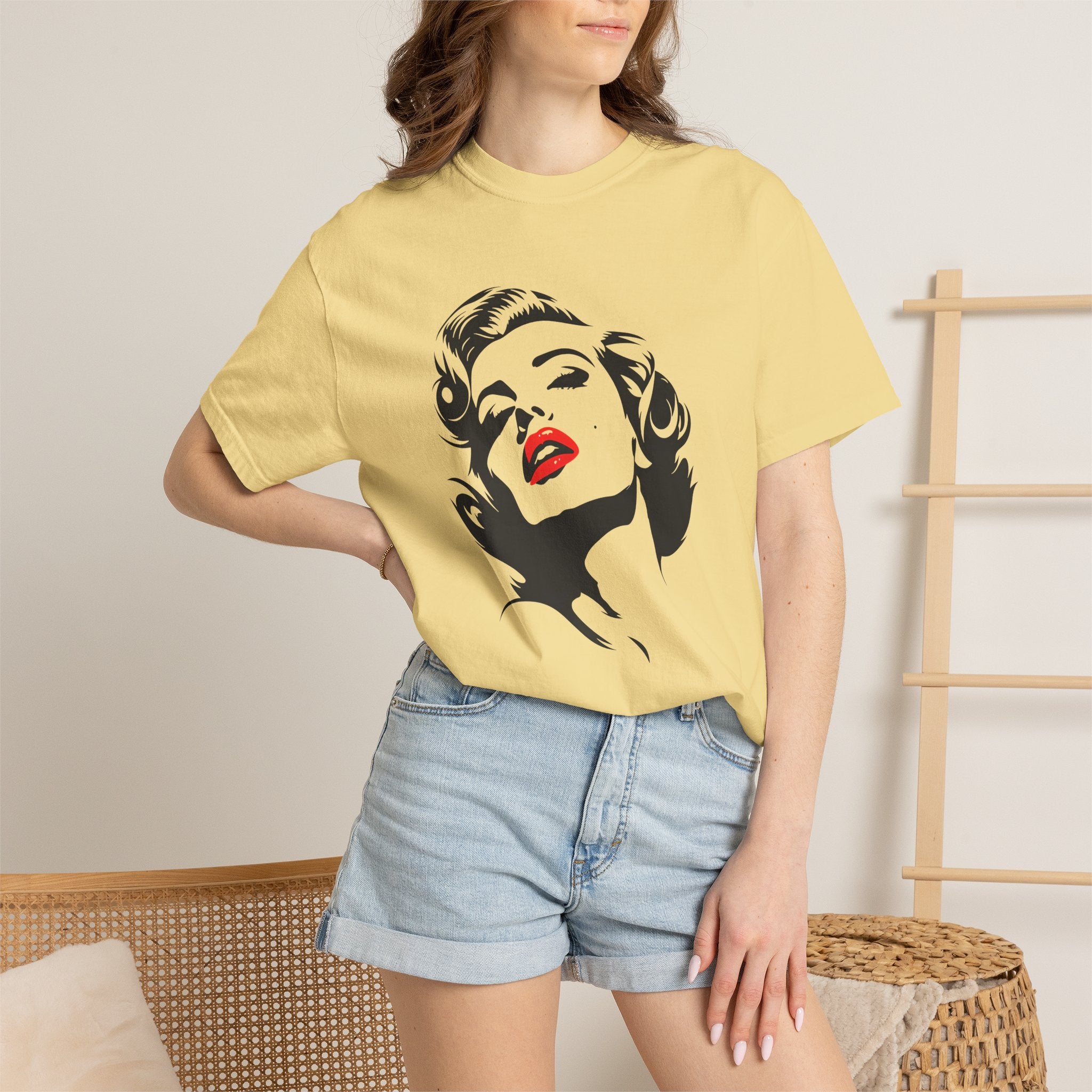 Pink Garment-Dyed T-shirt