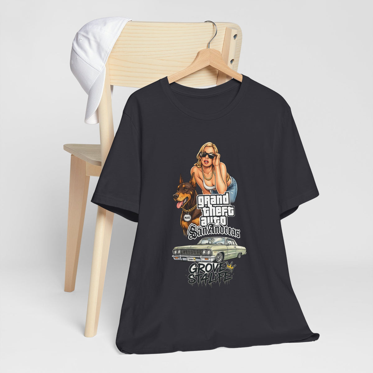 Grand Theft Auto Jersey Short Sleeve Tee